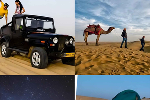 DESERT SAFARI CAMP OSIAN : safari en jeep et à dos de chameau