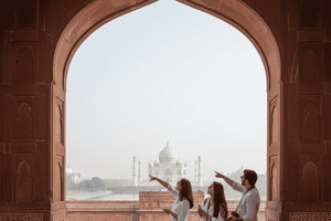 Saindo de Jaipur: Excursão de um dia ao Taj Mahal e ao Forte de Agra com almoço 5*