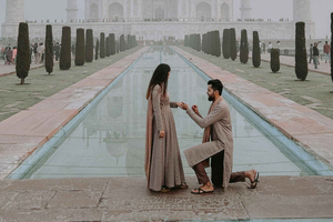 Från Jaipur: Tur i soluppgången till Taj Mahal med avlämning i Jaipur/Delhi