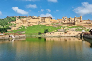 Jaipur: Tour guiado ao Forte Amber e ingresso