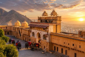 Jaipur: Amber Fort guidet tur med skip køen-billetter