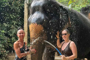 Jaipur : expérience au village des éléphants d'Asie avec transfert