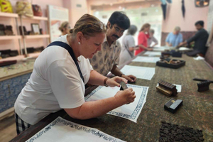 Jaipur : Atelier d'impression de blocs au cœur du centre-ville