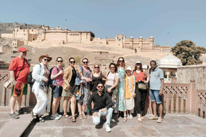 Jaipur: Jaipur & Amber Fort Hele of Halfdaagse tour met gids