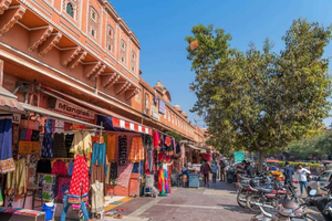Jaipur: passeio de compras de trajes de casamento com um guia local