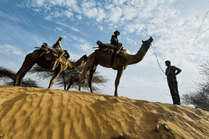 Safari a camello en Jodhpur con comida tradicional con Sumer