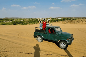 Osian Camel Safari fra Jodhpur Sunset Ride DesertExperience