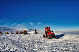De Geysir: Aventura de snowmobile na geleira Langjökull