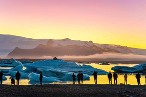 Ab Reykjavík: Diamond Beach, Gletscherlagune & Bootstour