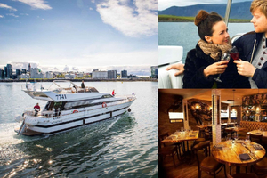 Reykjavík: Hafenrundfahrt mit 3-Gänge-Dinner