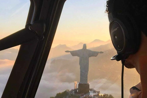 Rio : vol PRIVÉ de 30 minutes en hélicoptère vers le Christ