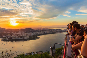 Rio: Halvdagstur med Kristus, Selarón-trappen og solnedgang fra Sugarloaf
