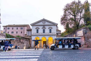 Catacombs and Appian Way Golf Cart Small-Group Tour