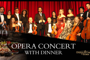 Roma: Concierto de Ópera Italiana y Cena Tradicional