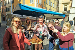 Rom: Det jødiske kvarter og Campo de' Fiori Street Food Tour