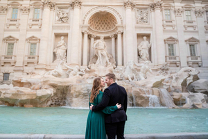 Rom: Privat fotosession ved Trevi-fontænen eller Colosseum
