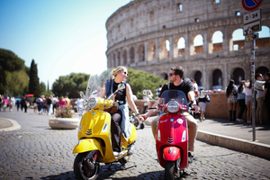 Рим: индивидуальная поездка на Vespa с профессиональной фотосессией