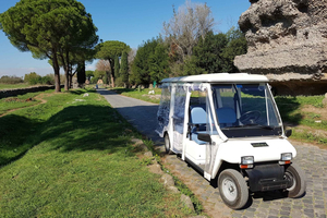 Rome: Appian Way Golf Cart Charter with Driver
