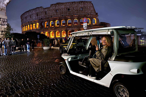 Roma di sera: tour in golf cart con gelato