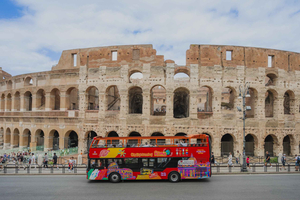 Rome: City Sightseeing Hop-on Hop-off Bus with Audioguide