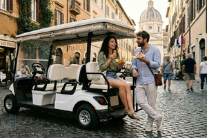 Roma in Love: prywatna wycieczka wózkiem golfowym z degustacją