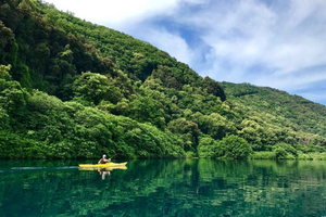 Rome: Popes' Lake, Kayak Tour with Swimming & Roman Pizza