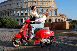 Vespa Ride in the Streets with Photography