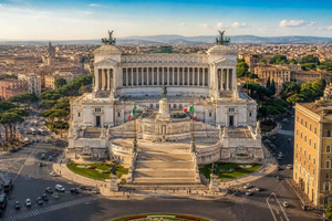 Rom: Billet til panoramisk elevator ved Victor Emanuel-monumentet med audioguide