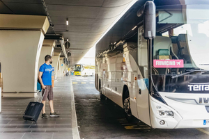 Aeroporto di Fiumicino (FCO): trasferimento in autobus da/per Roma Termini