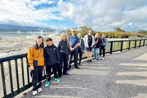 Rotorua: to Auckland via WaiOTapu, Taupo & Hamilton Gardens
