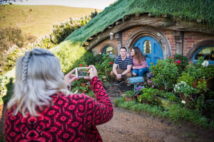From  Hobbiton Movie Set Guided Tour
