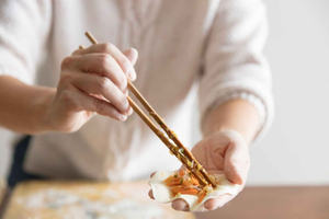 Fun Dumpling Making Class at a Local Brewery