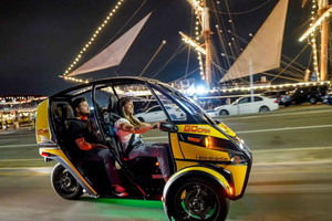 San Diego: Leiebil med åpent tak og lydguide med GPS
