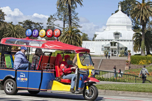 San Francisco: Private City Tour by Tuk-Tuk Rickshaw
