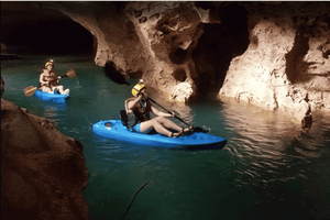 Cidade de Belize: Caiaque nas grutas, tirolesa e visita à Gruta dos Cristais