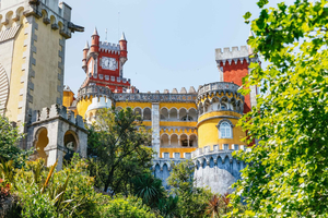 Lissabon: Sintra, Pena, Cabo da Roca, Cascais Tour met ophaalservice