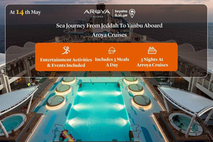 Arroya-cruise fra Jeddah til Yanbu – 3 netter