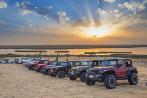 De Dammam : safari dans le désert au lac Al-Asfar avec balade en 4x4