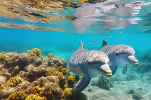 Hurghada : hors-bord, dauphins, snorkeling et 2 îles