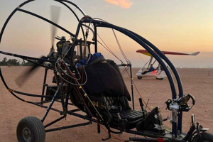 Riyadh: Skärmflygning i öknen