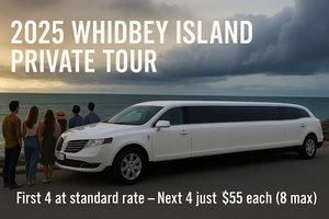 Private Tour of Whidbey Island, Washington (7 Hours)