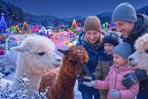 Nami e K-Garden com opção Excursão de Inverno com Alpacas saindo de Seul