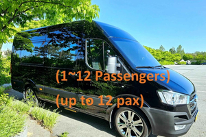 Transporte privado do hotel de Seul para a estação de Seul, etc.