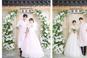 Self-Wedding Studio Photoshoot with Pro Photographer