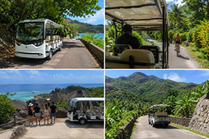 La Digue: Private Electric Buggy Tour with Guide