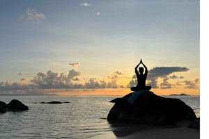 Praslin: Yoga Session then Vallée de Mai Tour with a Live Guide