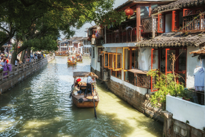 Halbtagestour Zhujiajiao Water Town Wonders Kleingruppentour
