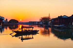 Zhujiajiao Water Town og elvecruise på Huangpu med lunsj