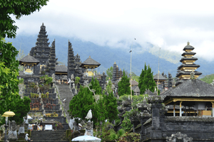 Bali: Tour del Grande Tempio di Besakih con Waterfal e Terrazza del Riso