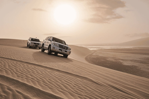 Fra Doha: Ørkensafari, sandboarding og køretur på Corniche